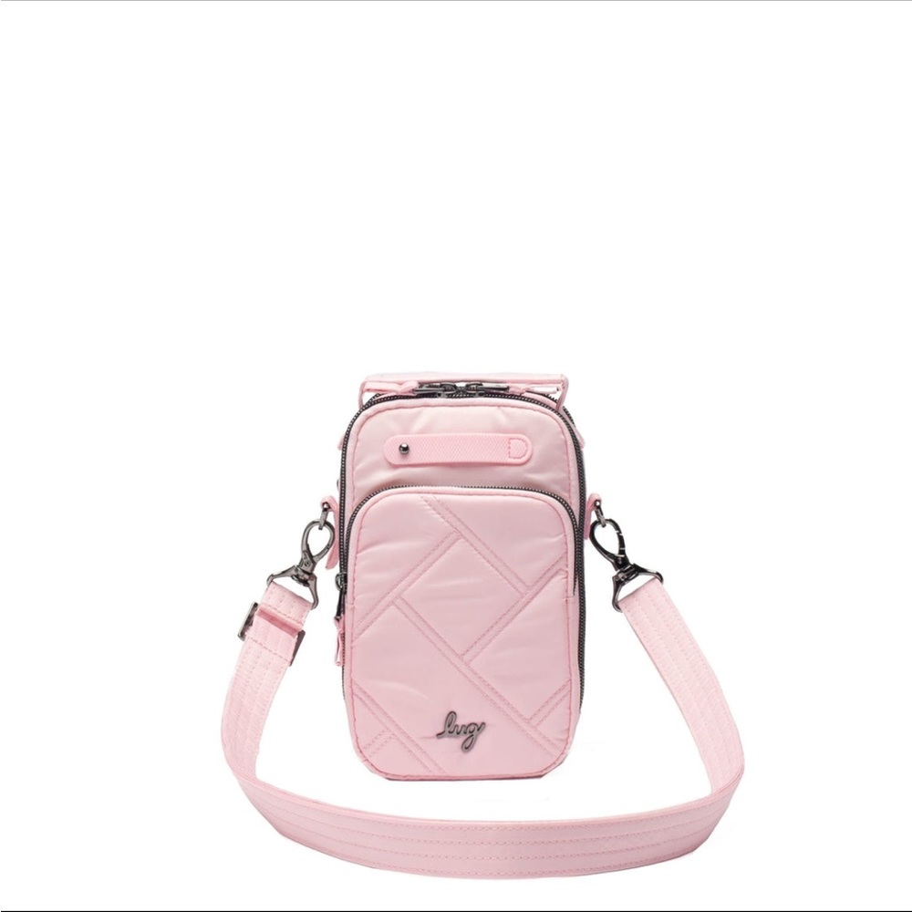 Lug skeeter mini bridge convertible crossbody in BUBBLE PINK - Picture 1 of 6